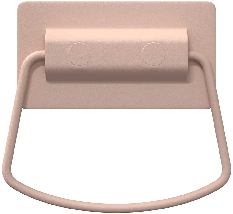 Spintelės Rankenos 2 vnt. Rožinė 85 x 45 mm Metalas