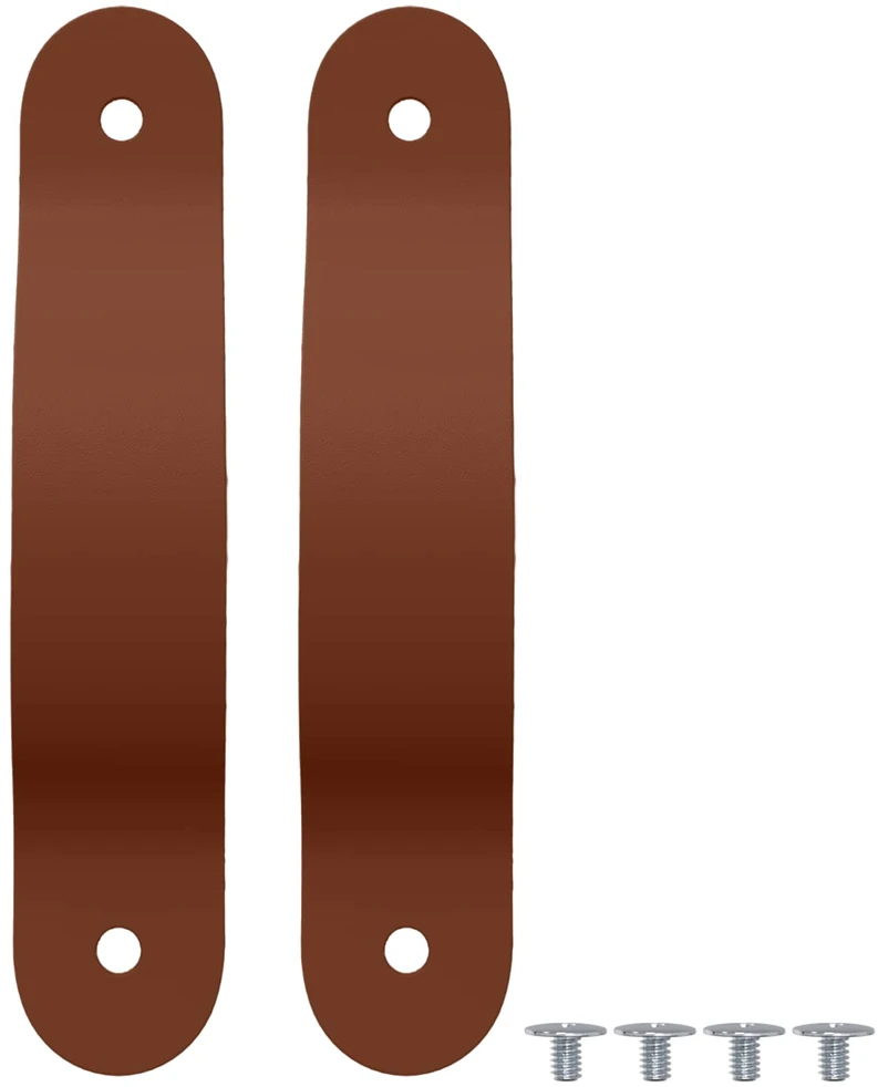 Spintelės Rankenos 2 vnt. Ruda 140 x 25 x 2,3 mm PU