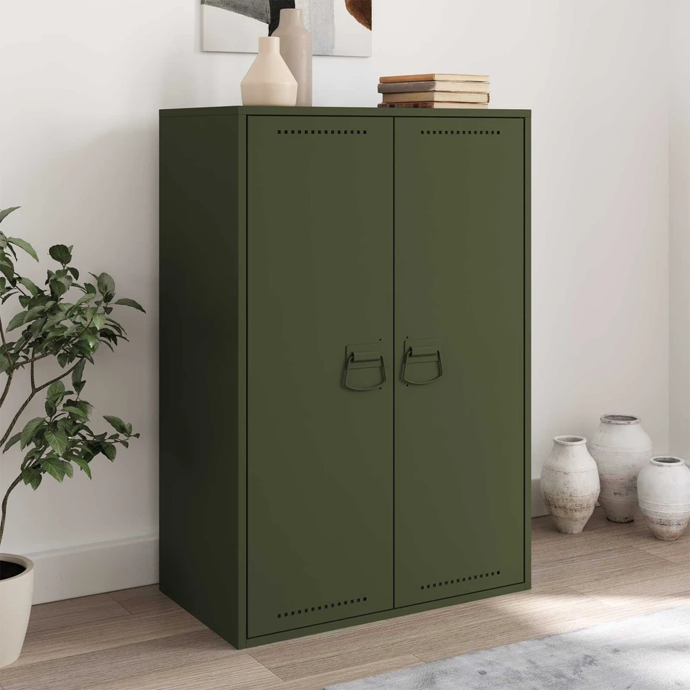 Spintelės Rankenos Alyvuogių žalia 85 x 45 mm Metalas