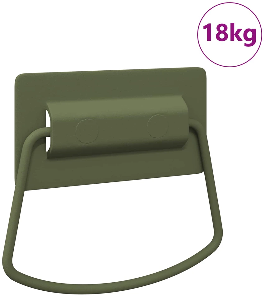 Spintelės Rankenos Alyvuogių žalia 85 x 45 mm Metalas