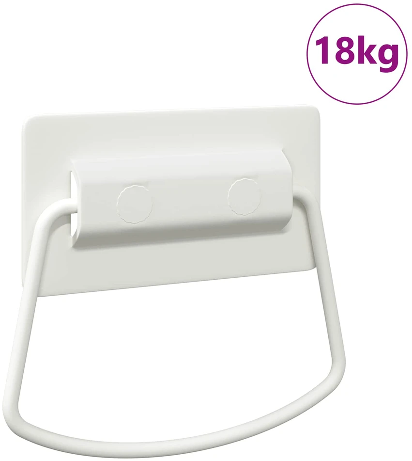 Spintelės Rankenos Balta 85 x 45 mm Metalas