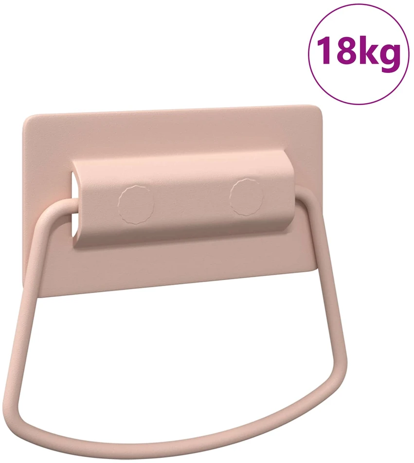 Spintelės Rankenos Rožinė 85 x 45 mm Metalas