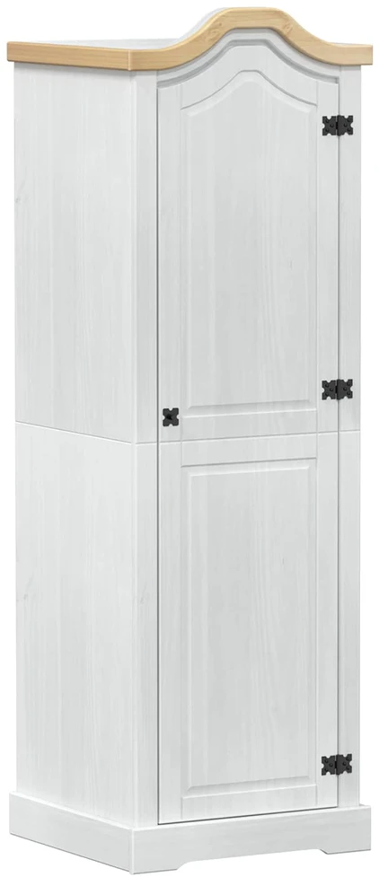 Spintos Balta 55 x 52 x 170 cm Kietos pušies mediena