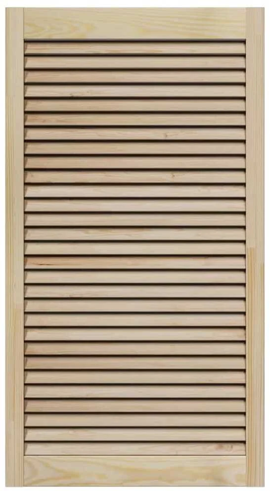 Spintelės durys su durimis 2 vnt. Natūrali 110 x 2,1 x 59,5 cm