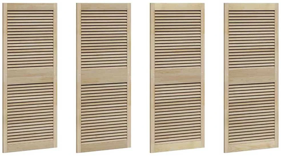 Spintelės durys 4 vnt. Natūrali 140,5 x 2,1 x 59,5 cm