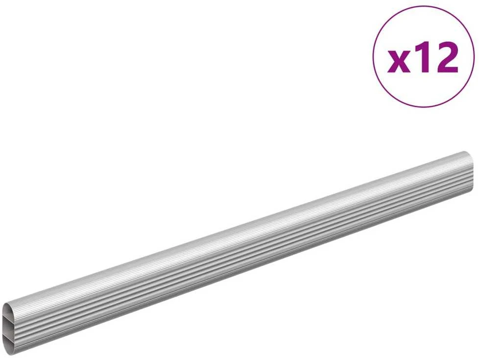 Spintos strypas 12 vnt. Sidabro 464 x 15 x 29 mm
