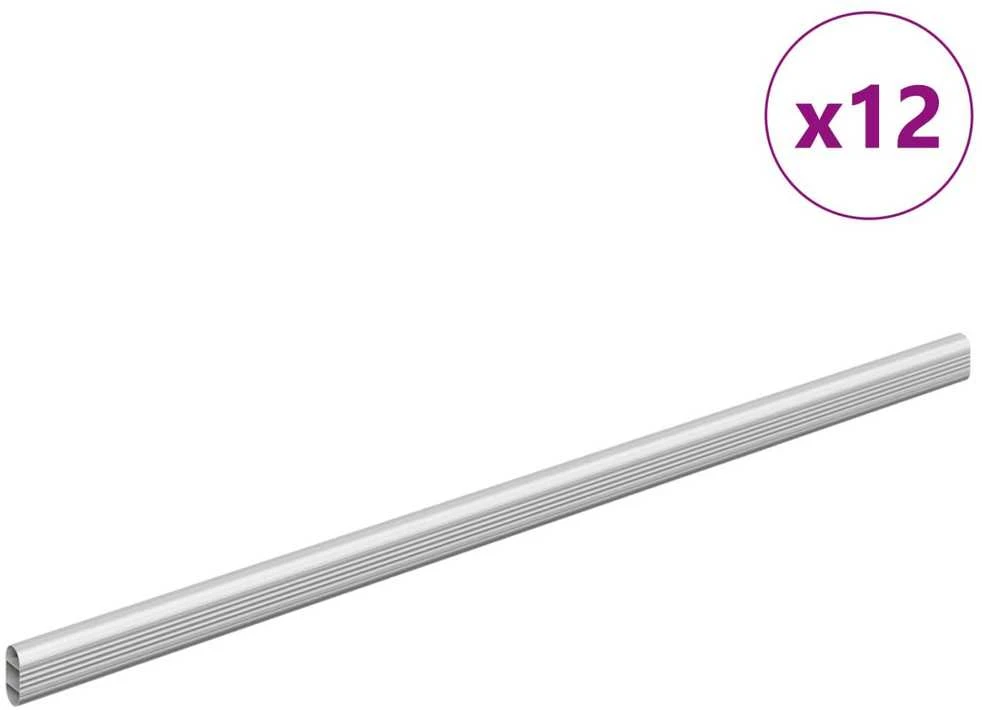 Spintos strypas 12 vnt. Sidabro 472 x 15 x 29 mm