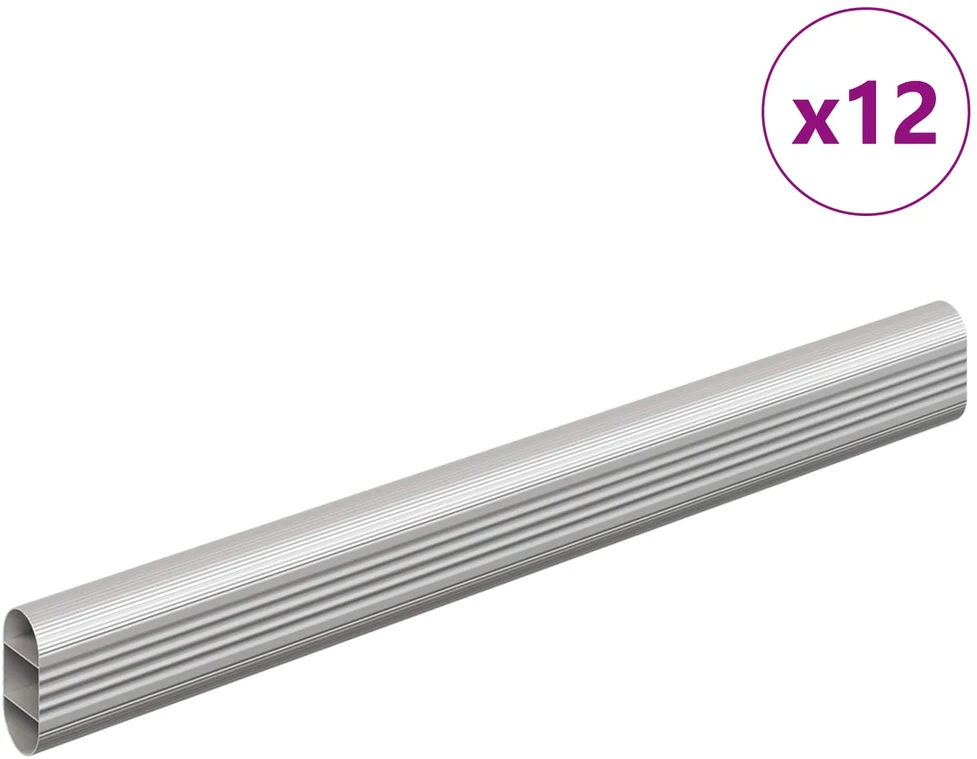 Spintos strypas 12 vnt. Sidabro 264 x 15 x 29 mm