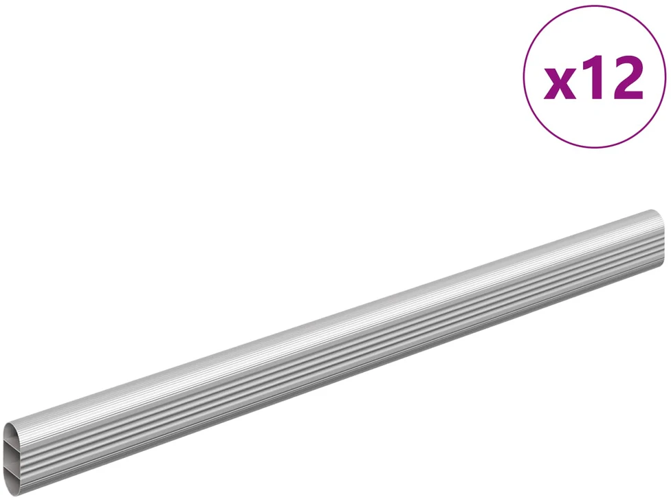 Spintos strypas 12 vnt. Sidabro 464 x 15 x 29 mm