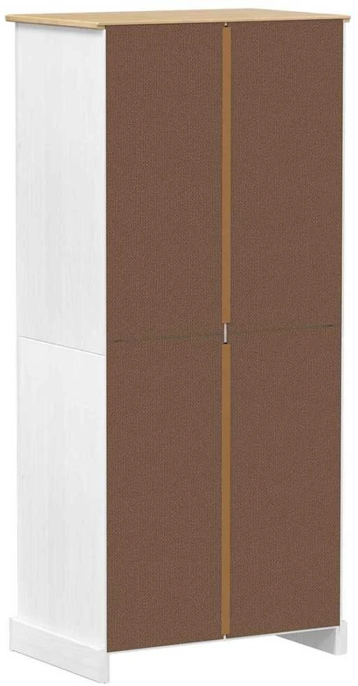 Spintos Balta 76 x 50 x 170 cm Kietos pušies mediena