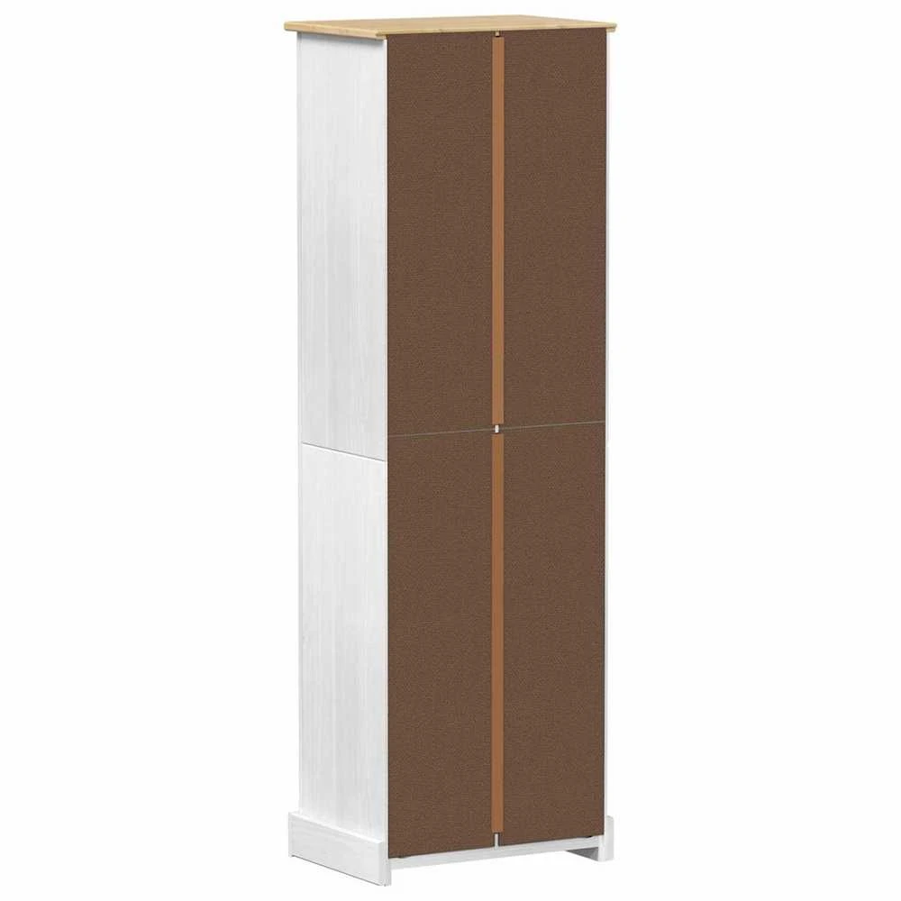 Spintos Balta 55 x 38 x 170 cm Kietos pušies mediena