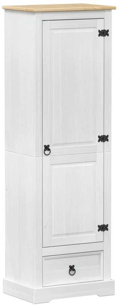 Spintos Balta 55 x 38 x 170 cm Kietos pušies mediena