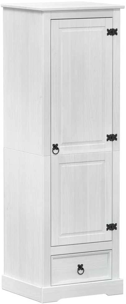 Spintos Balta 55 x 50 x 170 cm Kietos pušies mediena