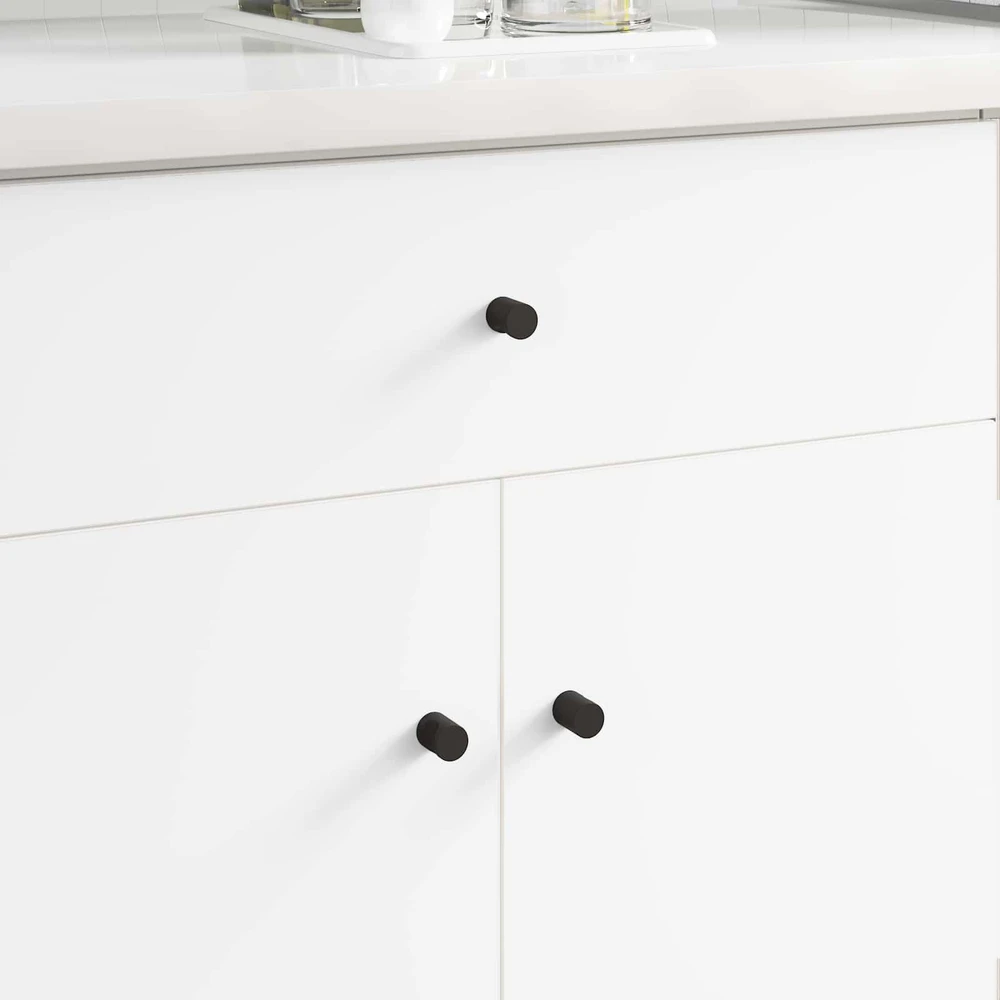 Spintų rankenėlės 968 vnt. Juoda Geležis