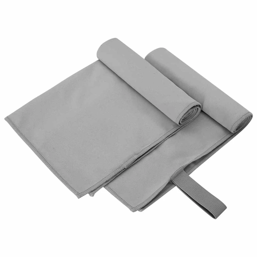 Rankšluostis Sportiniai rankšluosčiai 2 vnt. Tamsiai pilka 50 x 30 cm