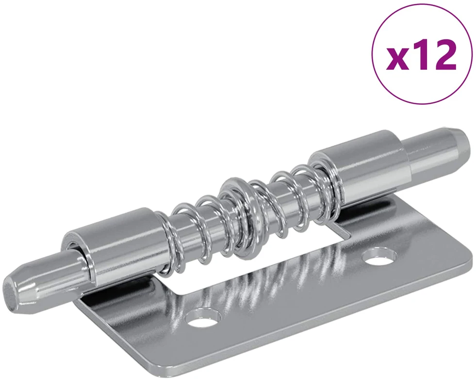 Spyna 12 vnt. Sidabrinė 46 x 17 x 1,2 mm Plienas