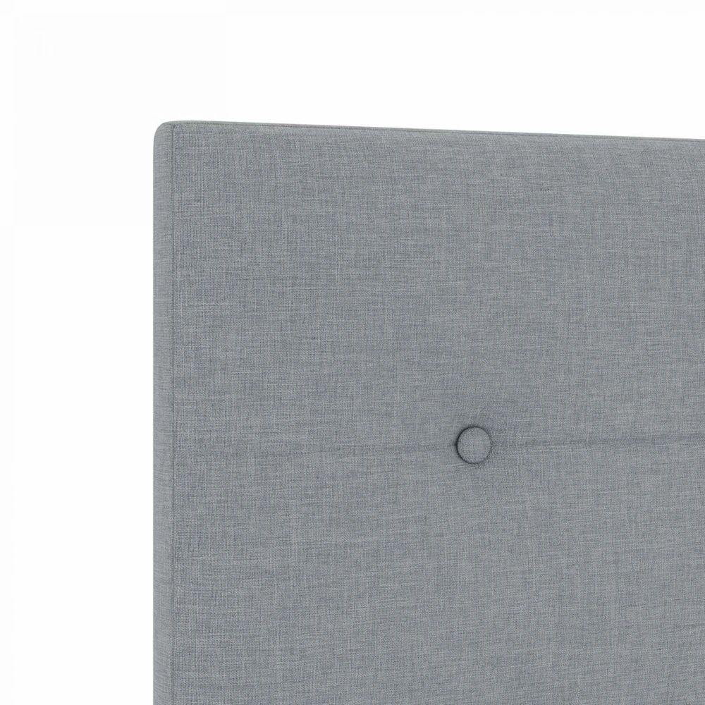 Spyruoklinė lova su čiužiniu Šviesiai pilka 140 x 190 cm
