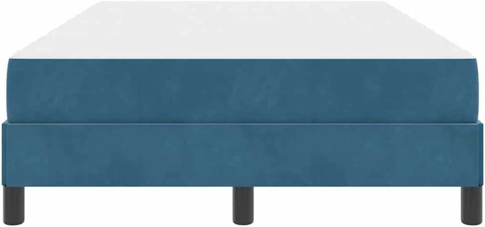 Kiemas lova su čiužiniu Tamsiai mėlyna 120 x 200 cm audinys