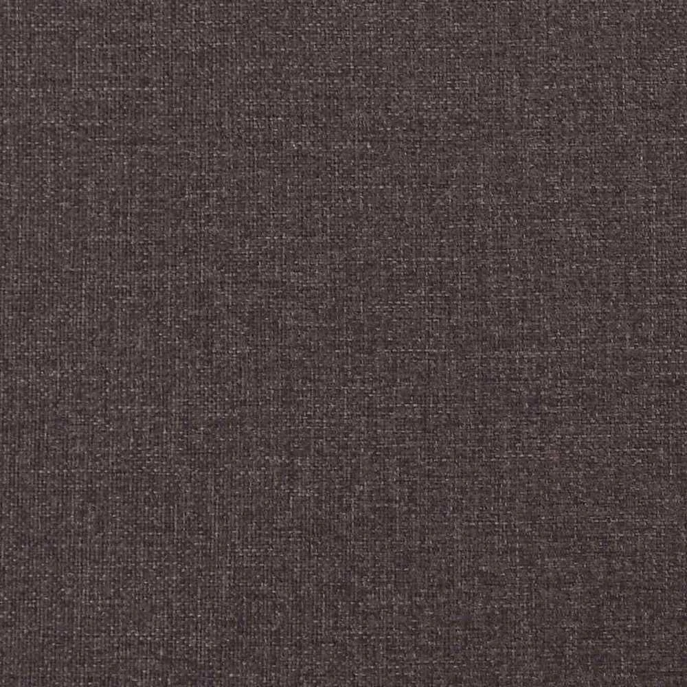 Kiemas lova su galvūgalio Tamsiai rudas 200 x 200 cm audinys