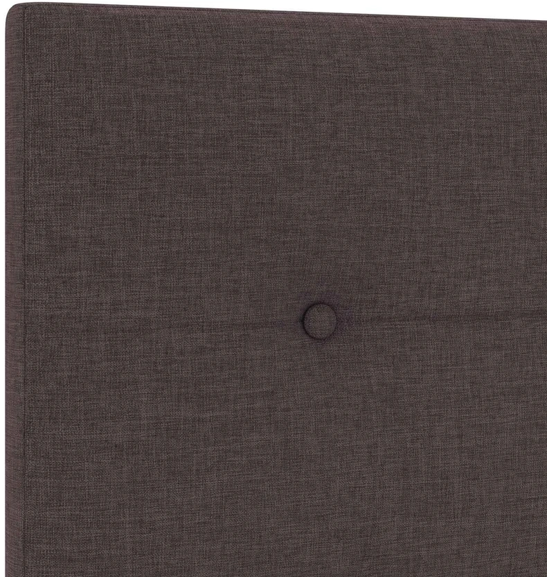 Spyruoklinė lova su čiužiniu Tamsiai rudas 120 x 200 cm Audinys