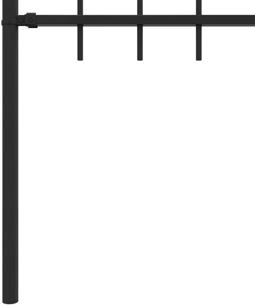 Spyruoklinė tvora ASTEN 200 x 110 cm Juoda