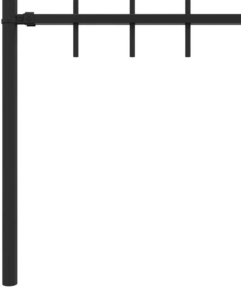 Spyruoklinė tvora ASTEN 200 x 166 cm Juoda