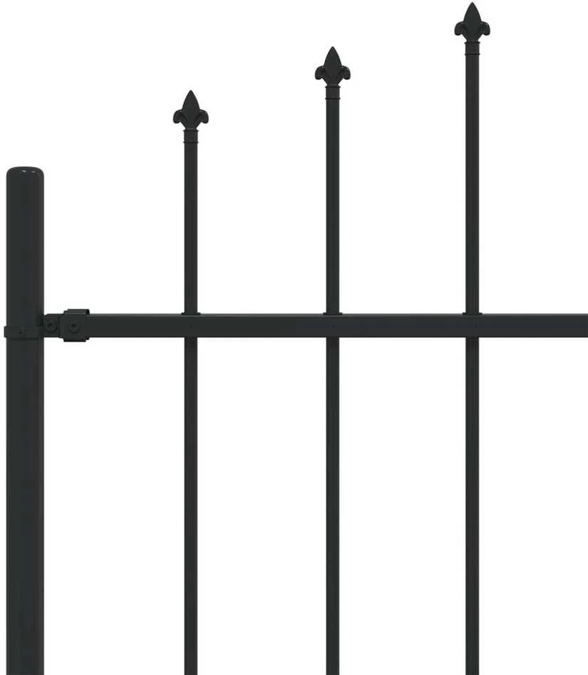 Spyruoklinė tvora ASTEN 200 x 166 cm Juoda