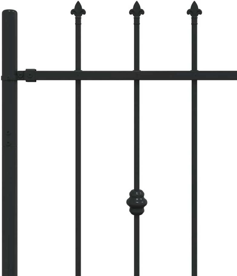 Spyruoklinė tvora ASTEN 200 x 130 cm Juoda