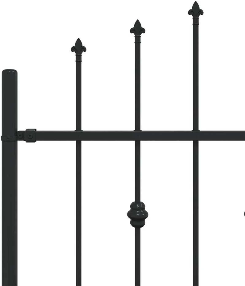 Spyruoklinė tvora ASTEN 200 x 110 cm Juoda