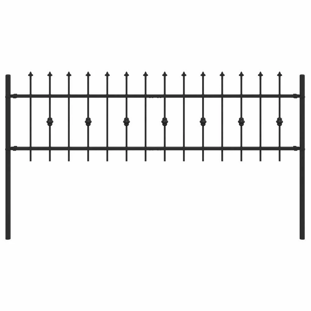 Spyruoklinė tvora ASTEN 200 x 110 cm Juoda