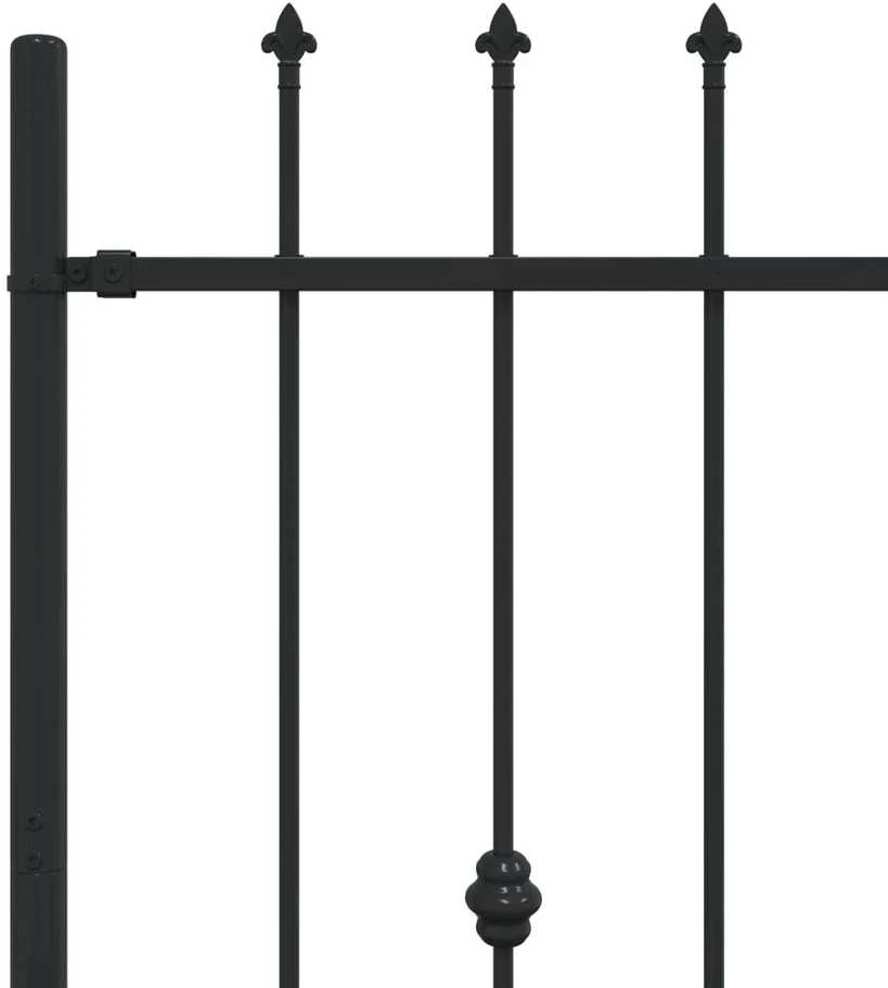 Spyruoklinė tvora ASTEN 200 x 150 cm Juoda