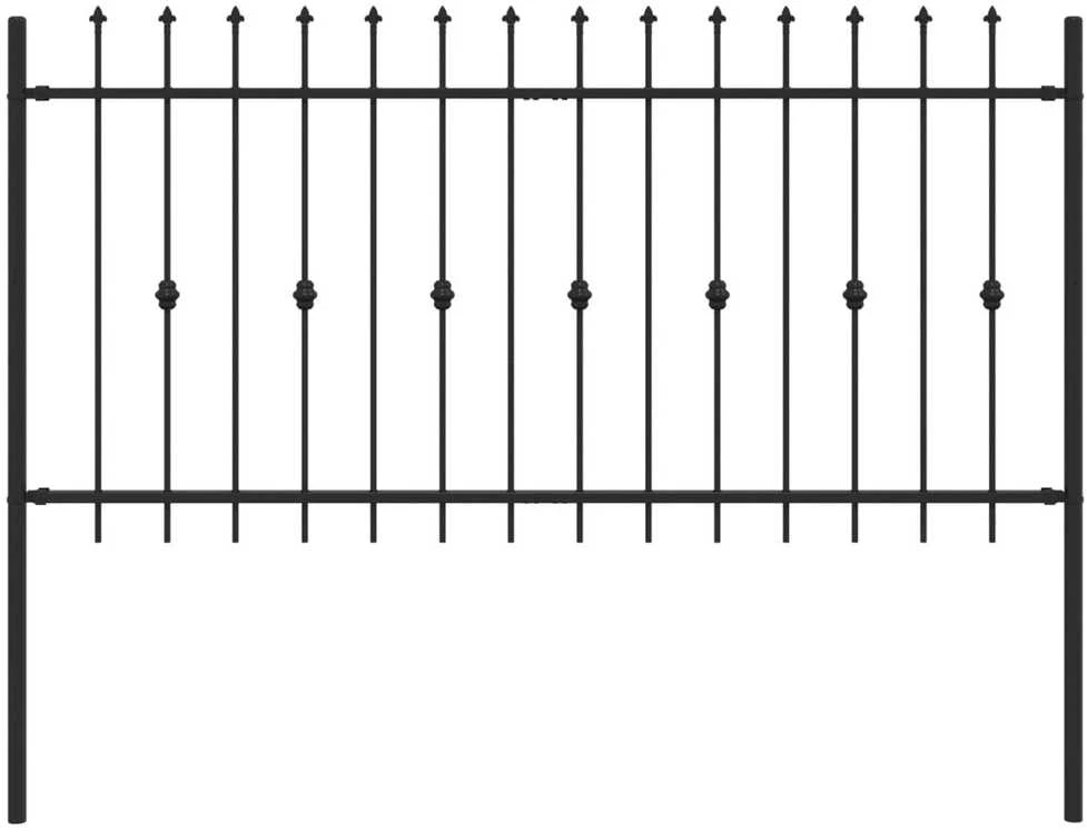 Spyruoklinė tvora ASTEN 200 x 150 cm Juoda