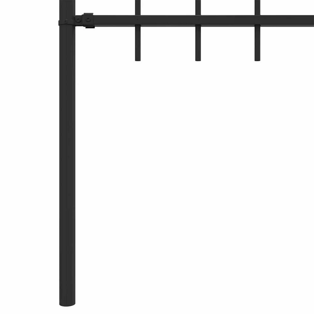 Spyruoklinė tvora ASTEN 200 x 150 cm Juoda