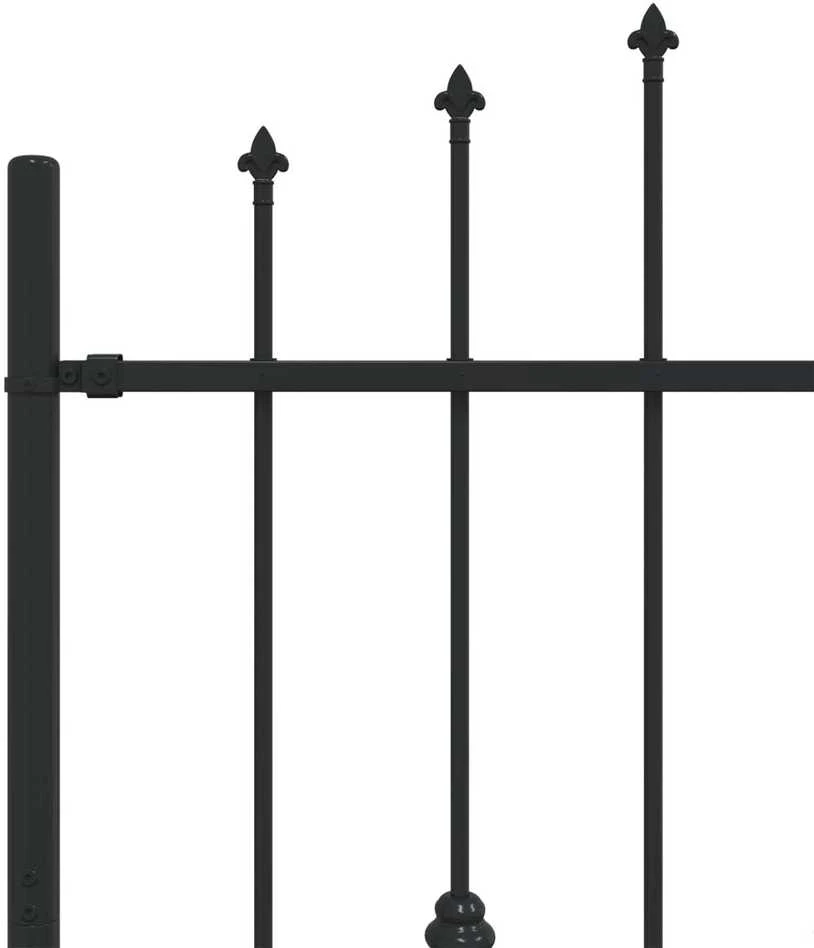 Spyruoklinė tvora ASTEN 200 x 150 cm Juoda