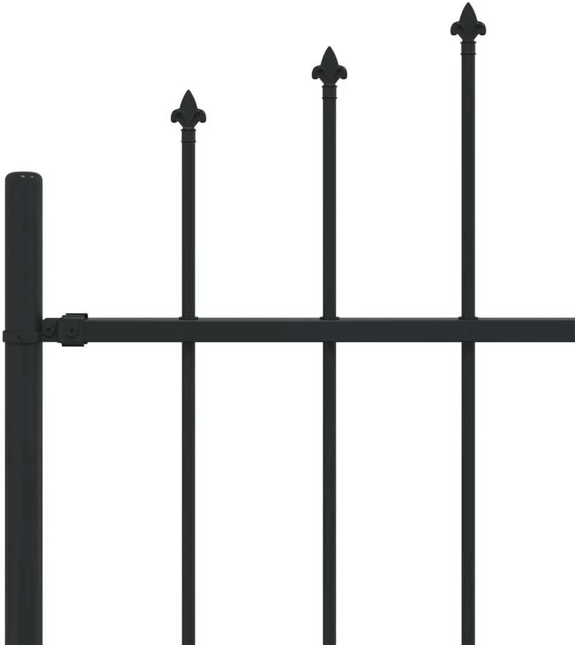 Spyruoklinė tvora ASTEN 200 x 200 cm Juoda