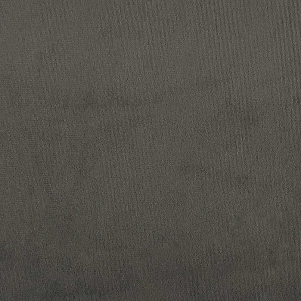 Spyruoklinis čiužinys, tamsiai pilkas, 140x220x20cm, aksomas