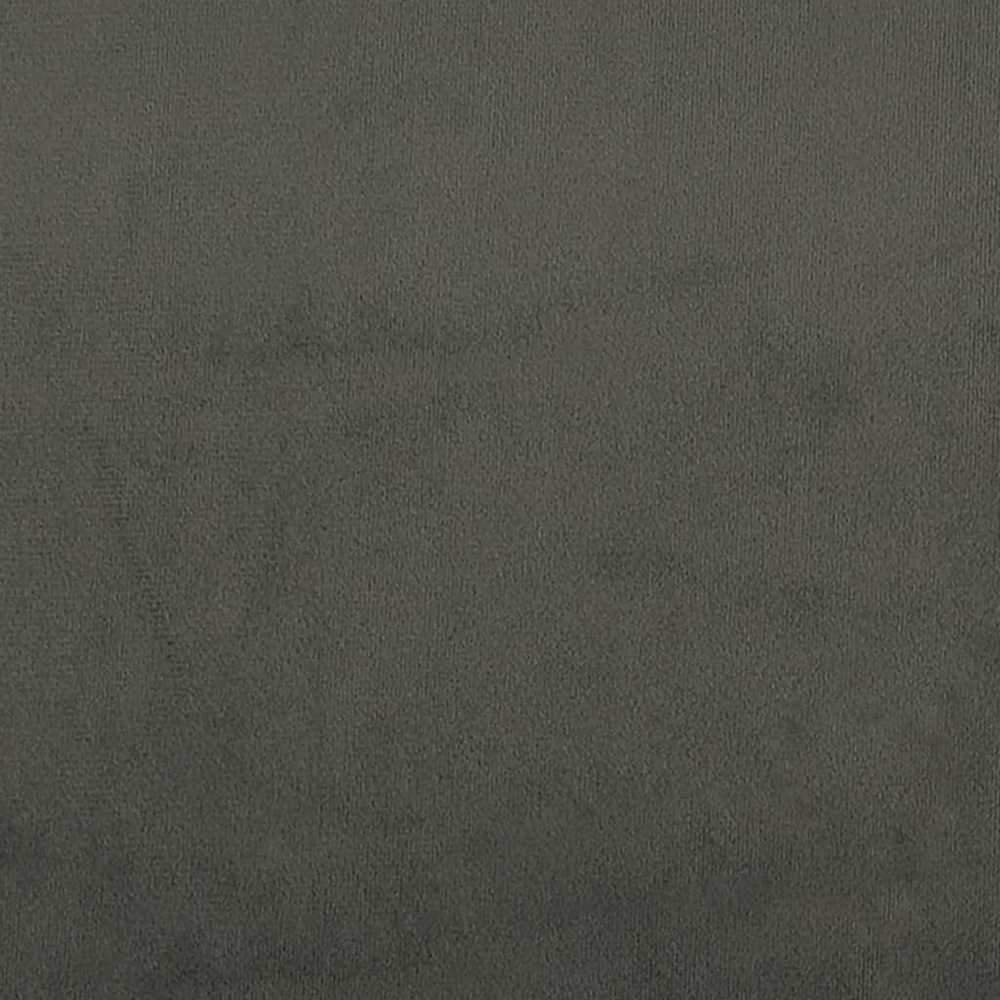 Spyruoklinis čiužinys, tamsiai pilkas, 140x220x20cm, aksomas