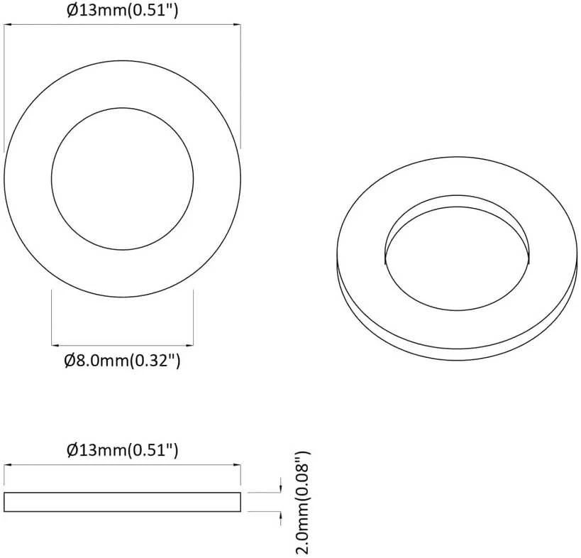 Spyruoklinis plovimas 12 vnt. Balta 13 x 1 mm Geležis