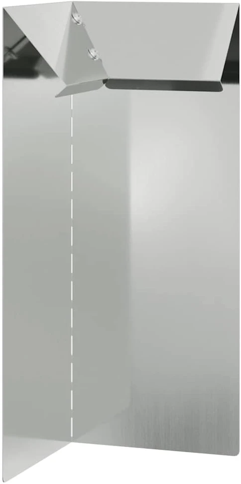 Sraigių tvora 10 x 10 x 25 cm Galvanizuotas plienas Sidabrinė