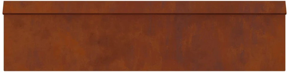 Sraigių tvora 100 x 3,5 x 25 cm Rūdijanti