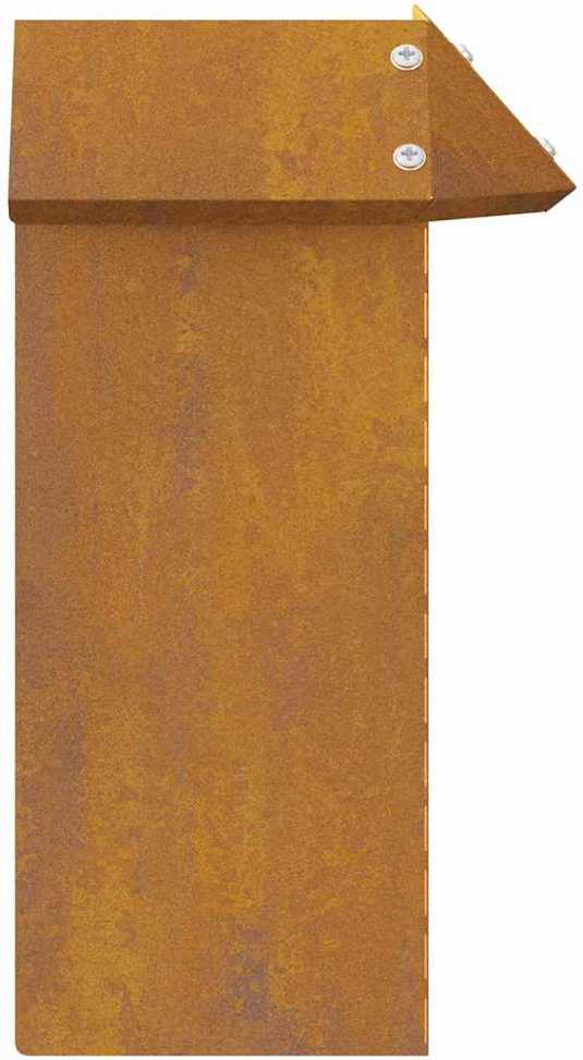 Sraigių tvora 4 vnt. 13,5 x 13,5 x 25 cm Rūdijanti
