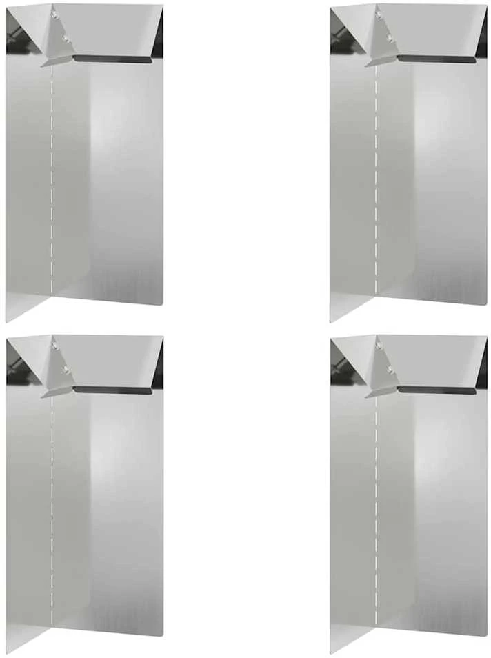 Sraigių tvora 4 vnt. 10 x 10 x 25 cm Galvanizuotas plienas