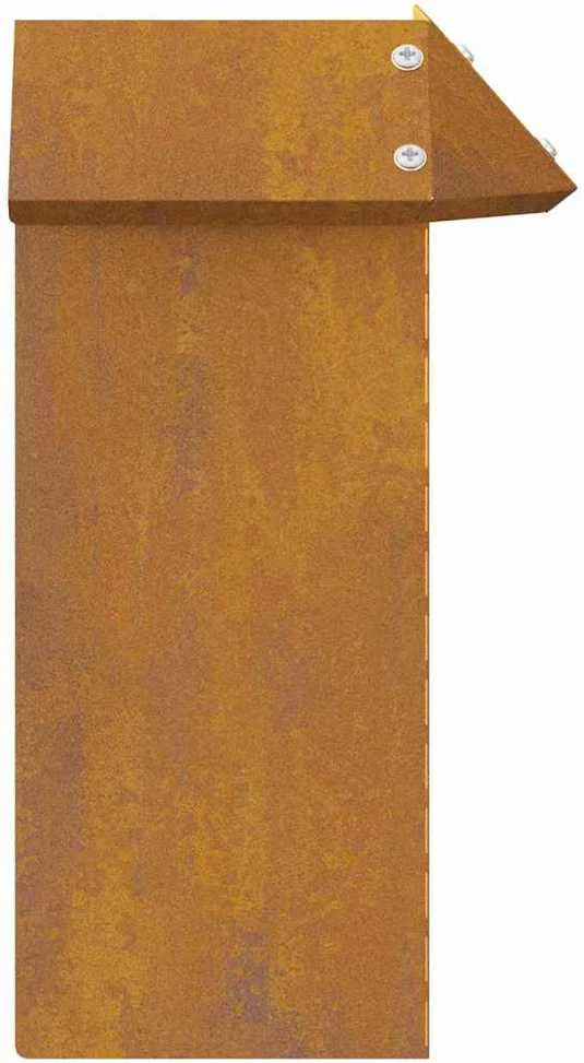 Sraigių tvora 13,5 x 13,5 x 25 cm Rūdijanti