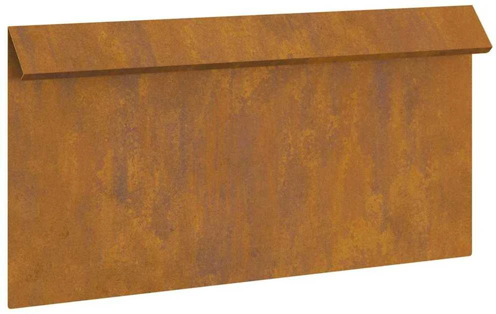 Sraigių tvora 50 x 3,5 x 25 cm Rūdijanti