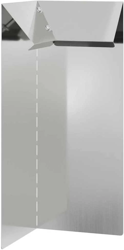Sraigių tvora 10 x 10 x 25 cm Galvanizuotas plienas Sidabrinė