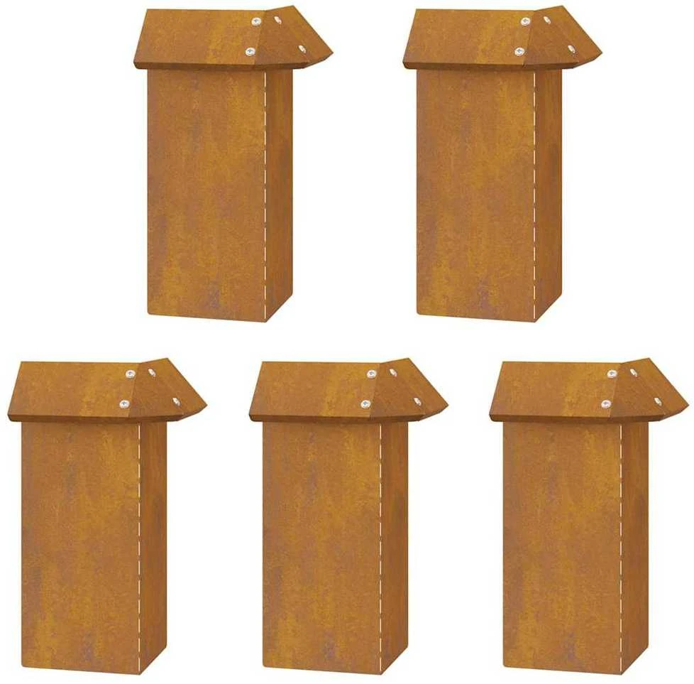 Sraigių tvoros 16 vnt. 100 x 3,5 x 25 cm Rūdijanti
