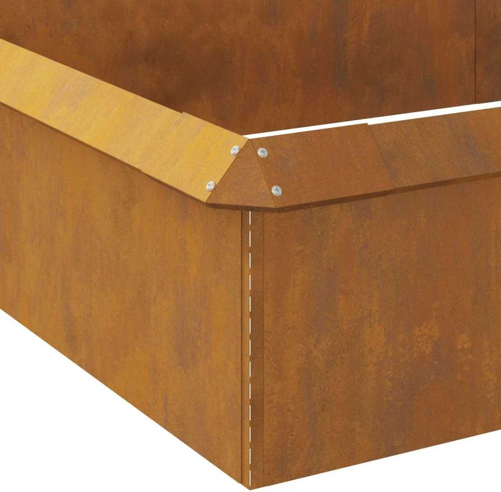 Sraigių tvoros 16 vnt. 100 x 3,5 x 25 cm Rūdijanti