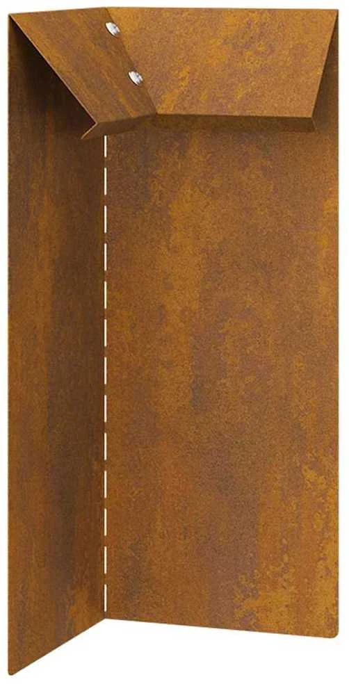 Sraigių tvoros 16 vnt. 100 x 3,5 x 25 cm Rūdijanti