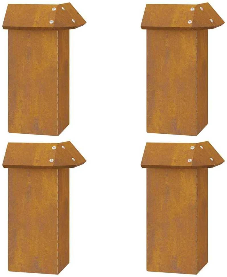 Sraigių tvoros 8 vnt. 100 x 3,5 x 25 cm Rūdijanti