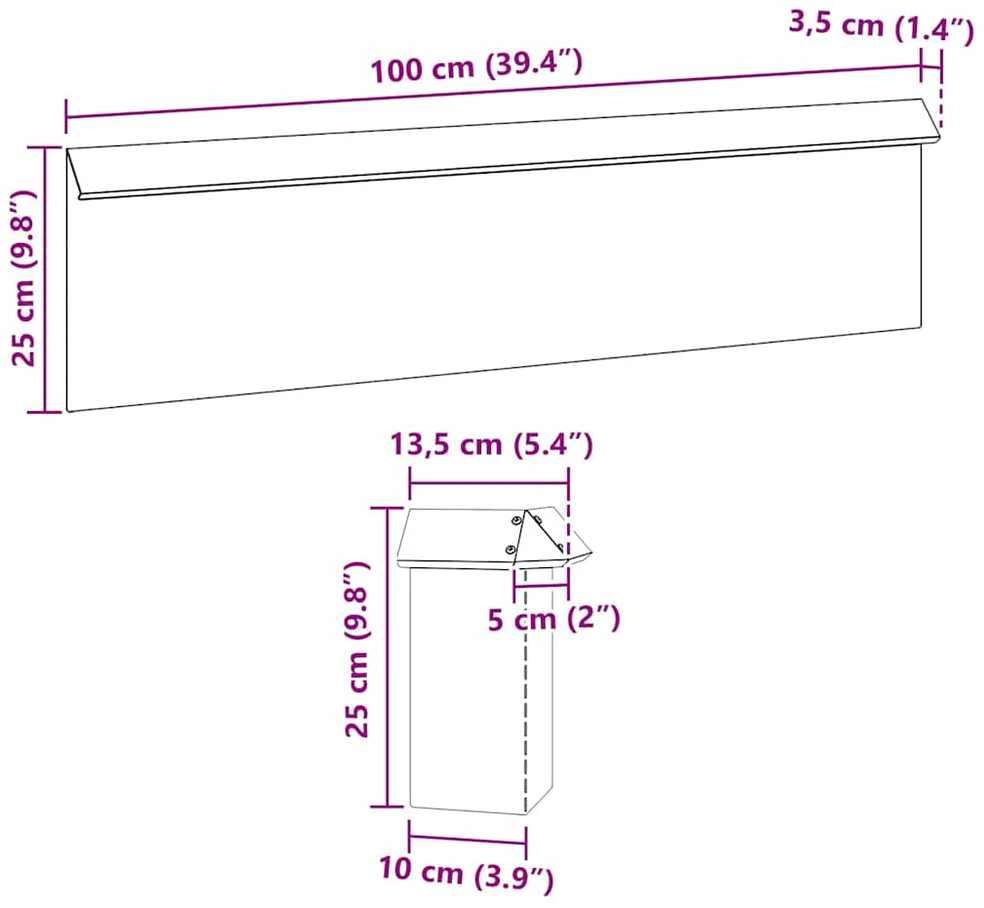 Sraigių tvoros 8 vnt. 100 x 3,5 x 25 cm Cinkuota plienas